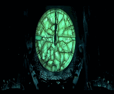 Gif animé gothique porte